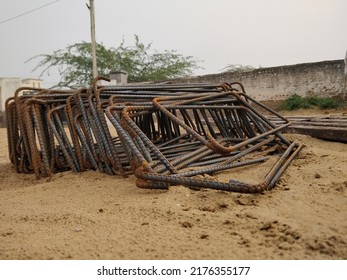 Construction Site House Project Beam Base Stock Photo 2176355177 ...