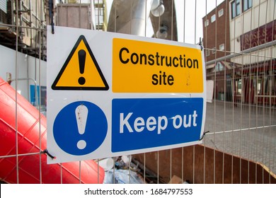 Construction Site Keep Out Sign