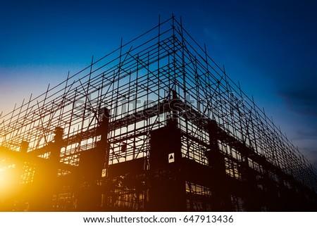 Construction Site silhouettes