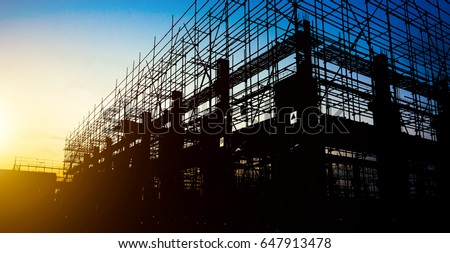 Construction Site silhouettes
