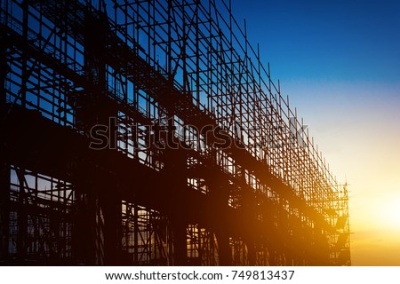 Construction Site silhouettes