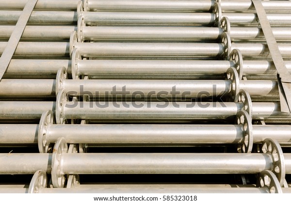 Construction Steel Stack On Floor Construction Stock Photo 585323018 ...