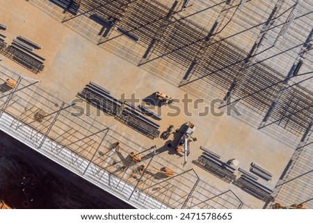 Similar – ut / only floating is more beautiful / construction site from above