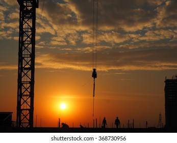 Construction Sunset