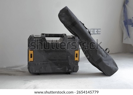Construction tools, tool case, home renovation, home repair