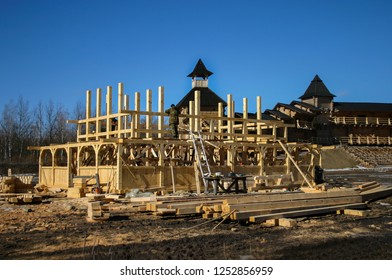 Log Cabin Build Images Stock Photos Vectors Shutterstock