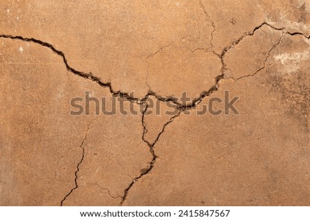 Construction Woes: Failed Floor Screed and Cracks Texture Background