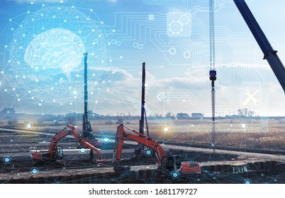 construction work without human intervention, fully automatic production using artificial intelligence, future technology