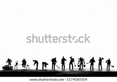 Similar – Image, Stock Photo brown haired man posing