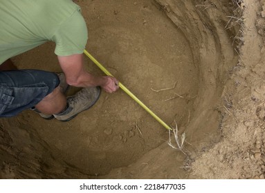 Construction Worker In Hydraulic Engineering, Construction Works And Water Management