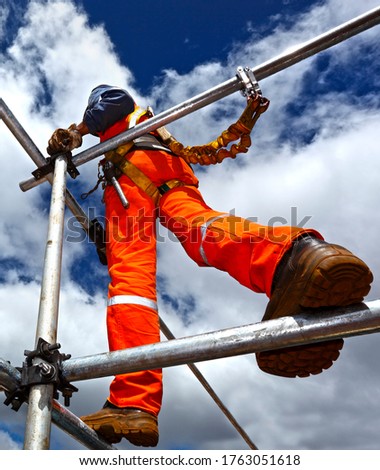 Similar – Image, Stock Photo scaffolding