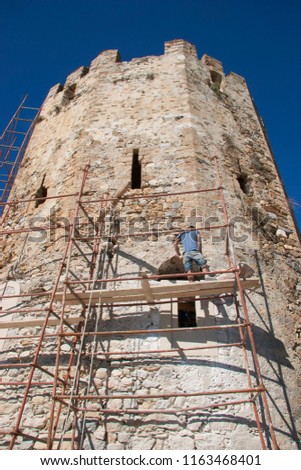 Similar – Historische Gebäude in der Altstadt von Venedig in Italien