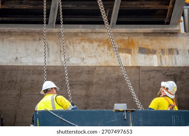 Construction Workers on a Site
