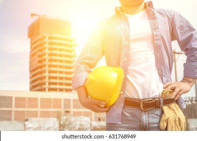 Construction Workers At The Site