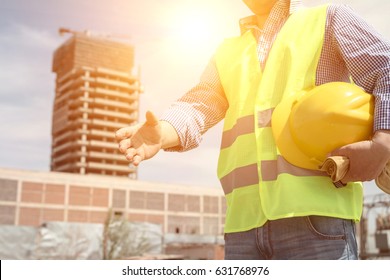 Construction Workers At The Site