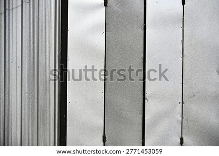 Constuction door.A lot of shade of grey.