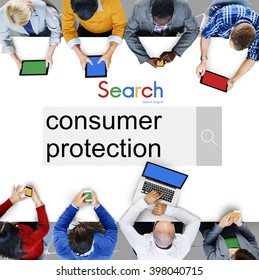 Consumer Protection Legal Rights Regulations Concept