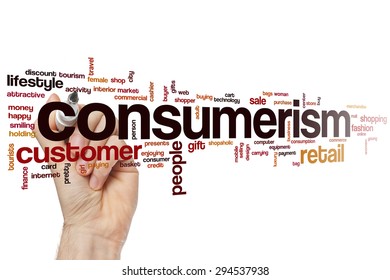 Consumerism Word Cloud Concept Retail Store Stock Photo 294537938 ...