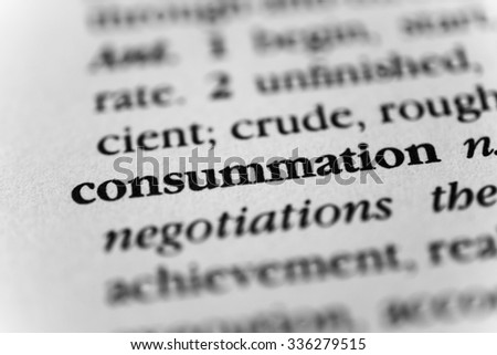 Consummation