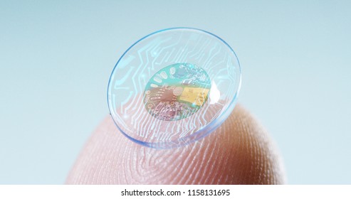 
contact lens with digital and biometric implants to scan the ocular retina.
concept of future and technology for digital scans. - Powered by Shutterstock - Get 15% off with code: PIKWIZARD15