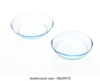 Contact Lens Isolated On White