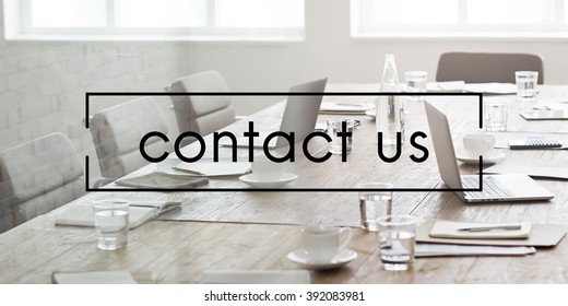 Contact Us Assistance Support Help Concept