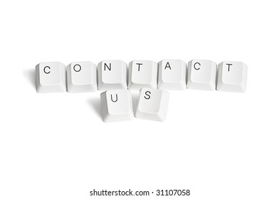 Contact Us Computer Keys