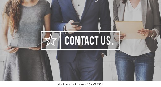 Contact Us Customer Support Inquiry Hotline Concept - Shutterstock ID 447727018