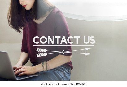 Contact Us Get Touch Reach Out Concept