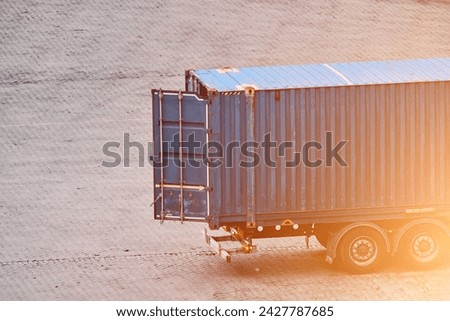Container Cargo Security Customs Check For Smuggling In The Port Prior Loading Discharging. Broken Security Seal