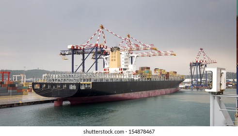 Container Operation In Port, Durban South Africa