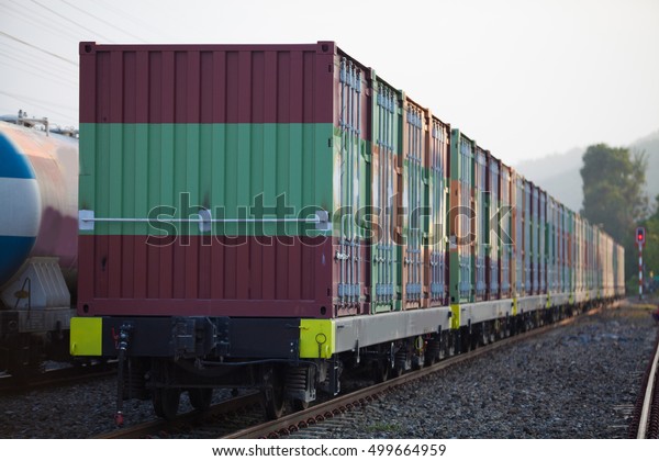container trains in cargo a\
Area.