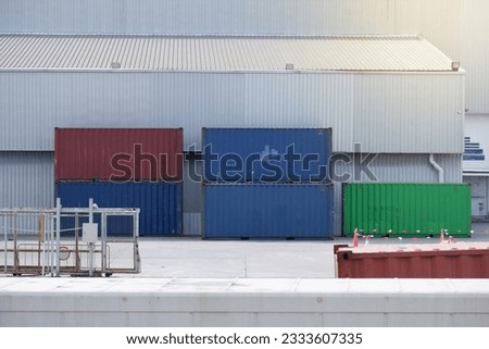 Similar – Image, Stock Photo REAL SKY Harbour Green