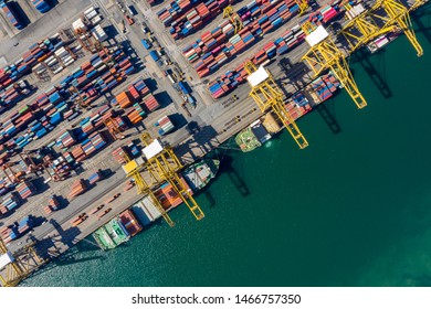 Containers Ship Ports Freight Load Unloading Stock Photo 1466757350 ...