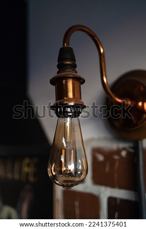 Contamplorary LED light bulds made to look like old school edison style light bulbs. Creating old style look and saving energy.
