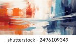 Contemporary abstract acrylic painting background