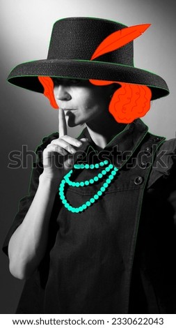 Similar – Woman with hats Lifestyle