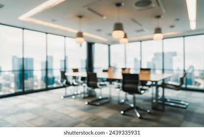 Contemporary conference room with chairs in an office setting
 - Powered by Shutterstock