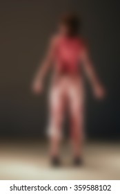 Contemporary dance performance theme blur background