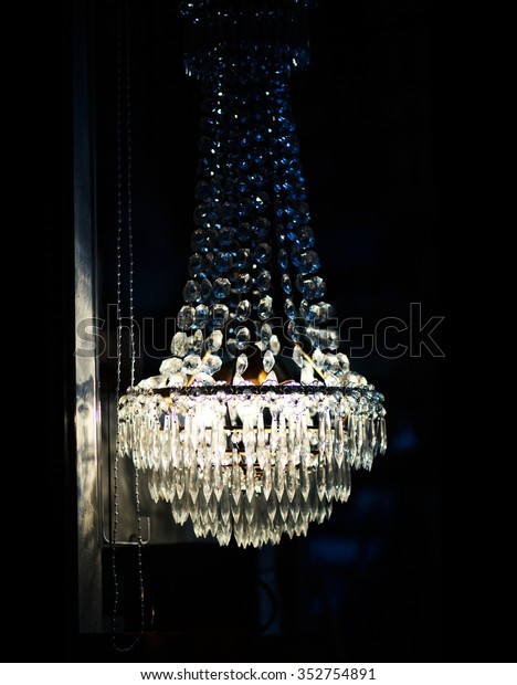 Contemporary Glass Chandelier Stock Photo Edit Now 352754891