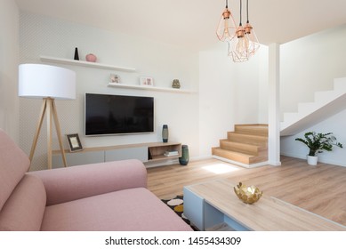 Contemporary living-room interior of modern house