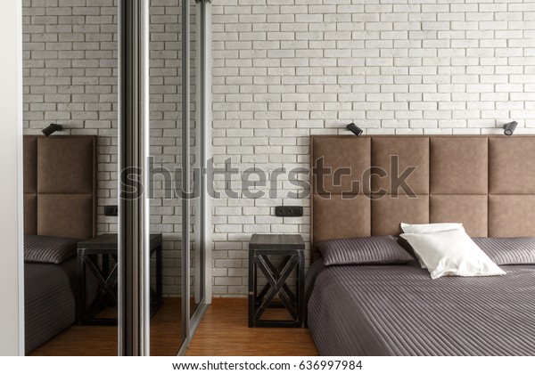 Contemporary Luxury Bedroom Apartment Downtown Soft Stock