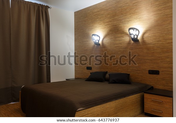 Contemporary Luxury Bedroom Apartment Downtown Soft Stock