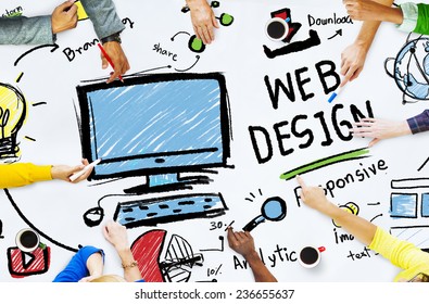 Content Creativity Digital Graphic Layout Webdesign Webpage Concept