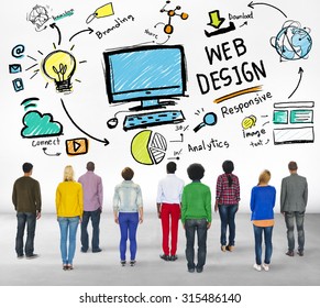 Content Creativity Digital Graphic Layout Webdesign Webpage Concept