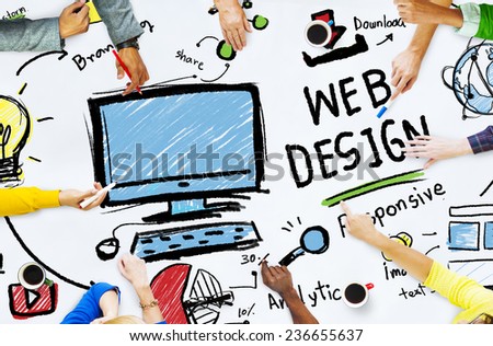 Content Creativity Digital Graphic Layout Webdesign Webpage Concept