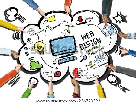 Content Creativity Digital Graphic Layout Webdesign Webpage Concept