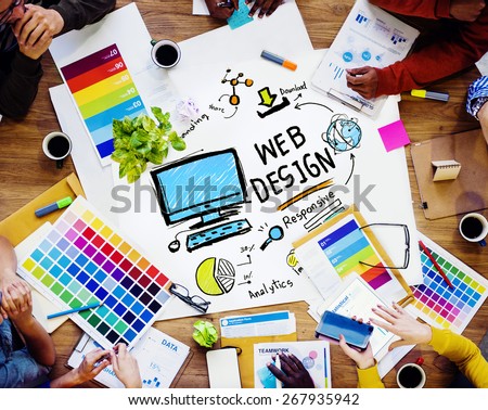 Content Creativity Digital Graphic Layout Webdesign Webpage Concept