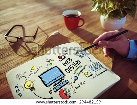 Content Creativity Digital Graphic Layout Webdesign Webpage Concept