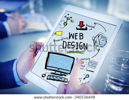 Content Creativity Digital Graphic Layout Webdesign Webpage Concept
